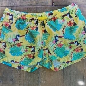 Tropical Kids Swim Trunks